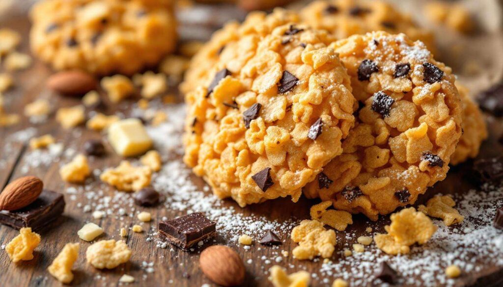 Rose del deserto di corn flakes: i biscotti più leggeri e croccanti