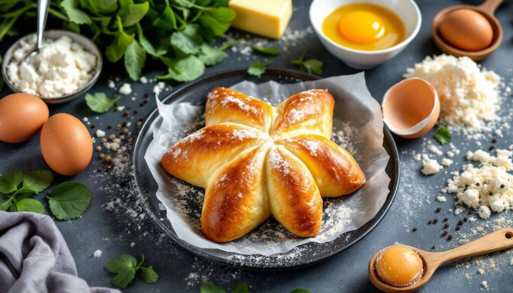 Stella di brioche ricotta e spinaci: soffice, dorata e perfetta da condividere