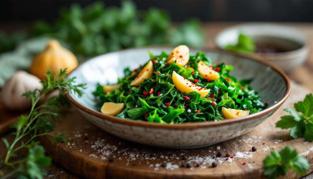 Cavolo nero in padella con aglio e olio: contorno veloce e saporito