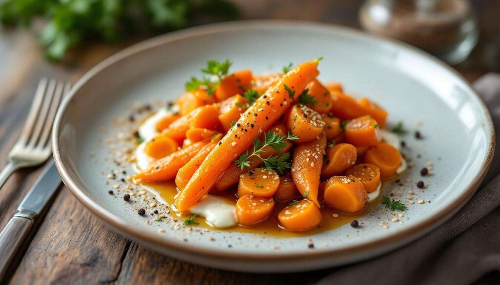 Carote al burro e yogurt con curry affumicato: il piatto che rivoluziona il contorno tradizionale