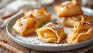 Fagottini di Pasta Sfoglia alla Marmellata di Pere