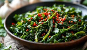 Cavolo nero in padella con aglio e olio: contorno rapido e saporito