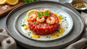 Tartare di gamberi al limone: fresca, compatta e pronta da portare in tavola in pochi passaggi