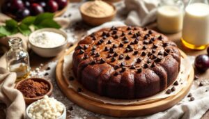 Plumcake al cioccolato senza uova, soffice, profumato e leggero, 5 minuti di lavoro