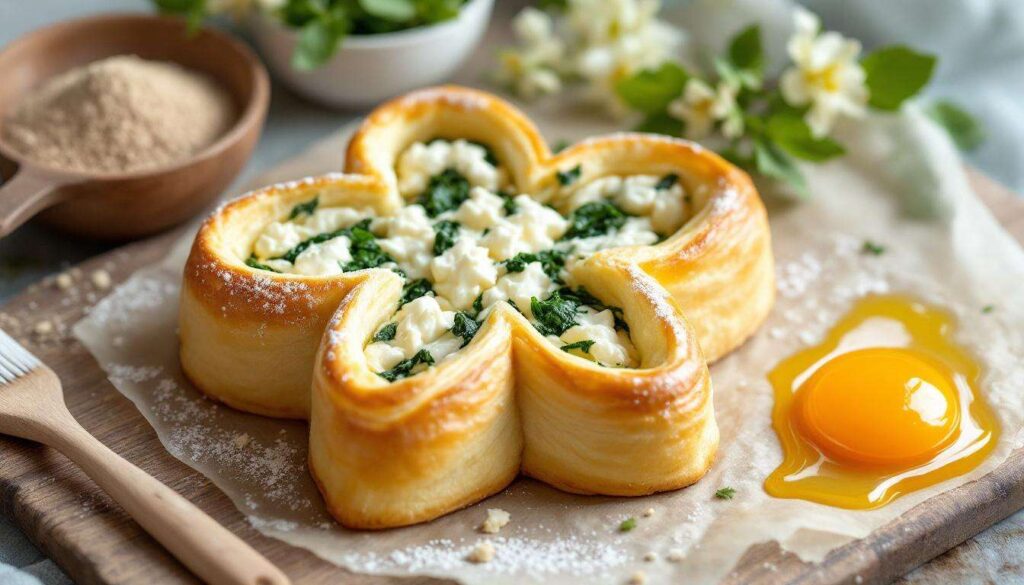 Stella di brioche ricotta e spinaci: soffice, dorata e ideale da condividere