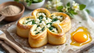 Stella di brioche ricotta e spinaci: soffice, dorata e ideale da condividere