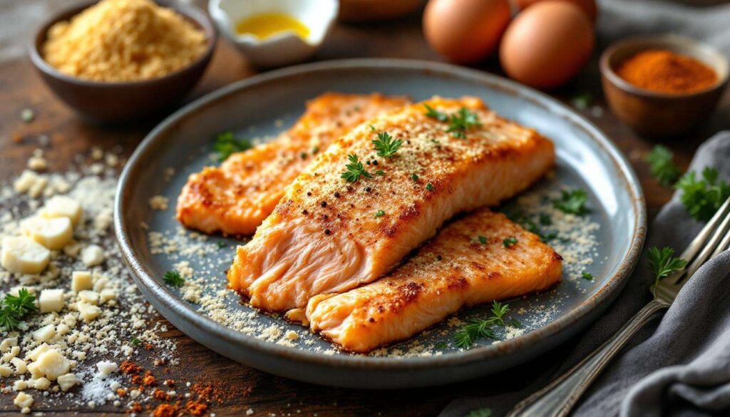 Cotolette di salmone in friggitrice ad aria: croccanti fuori, tenere dentro