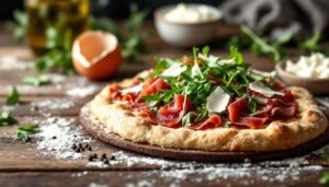 Crostata morbida salata nello stampo furbo: con bresaola, rucola e grana