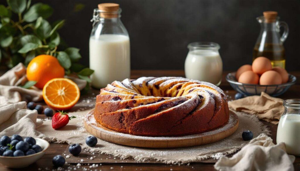 Frullo un'arancia intera nell'impasto: il segreto del mio Plumcake variegato senza burro, profumatissimo!