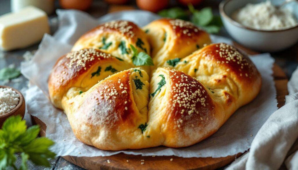 Stella di brioche ricotta e spinaci: soffice, dorata e ideale da condividere