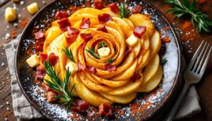 Rose di patate: la ricetta sfiziosa con pancetta e paprica